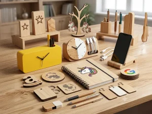 Wooden Table Clocks & Accessories