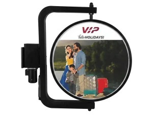 Double-Sided LED Lollipop Display