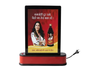 Rotating Table Top Standee Large