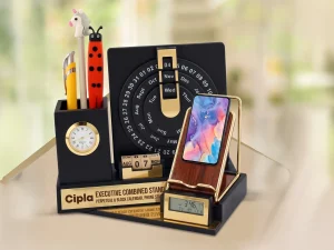 Black Wooden Pen Stand & Gift Sets
